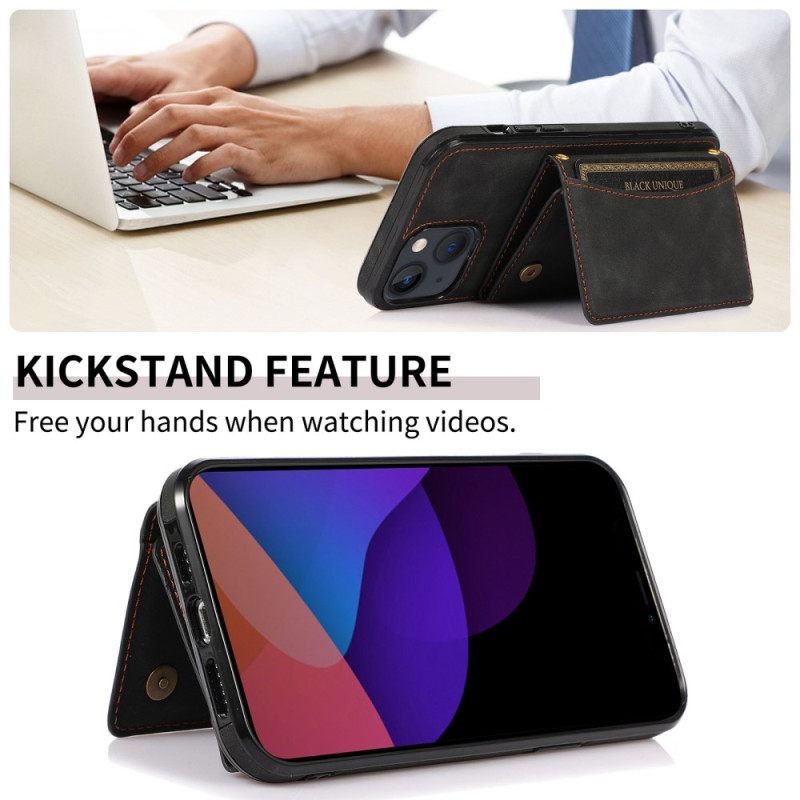 Kuori iPhone 14 Lompakkokotelo Wallet Tuki