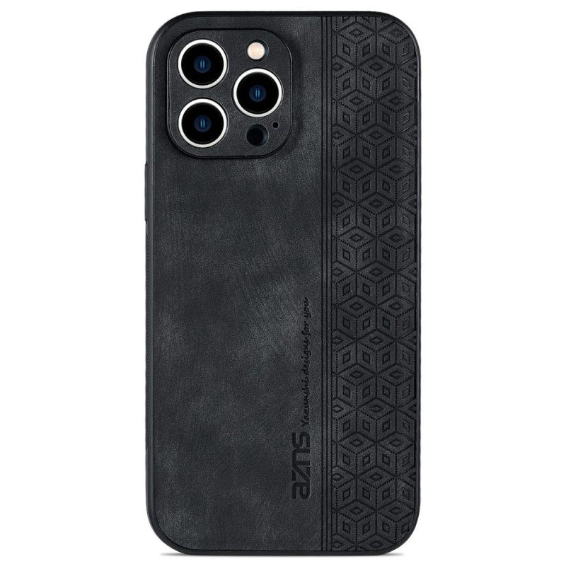 Kuori iPhone 14 Nahkaefekti Azns