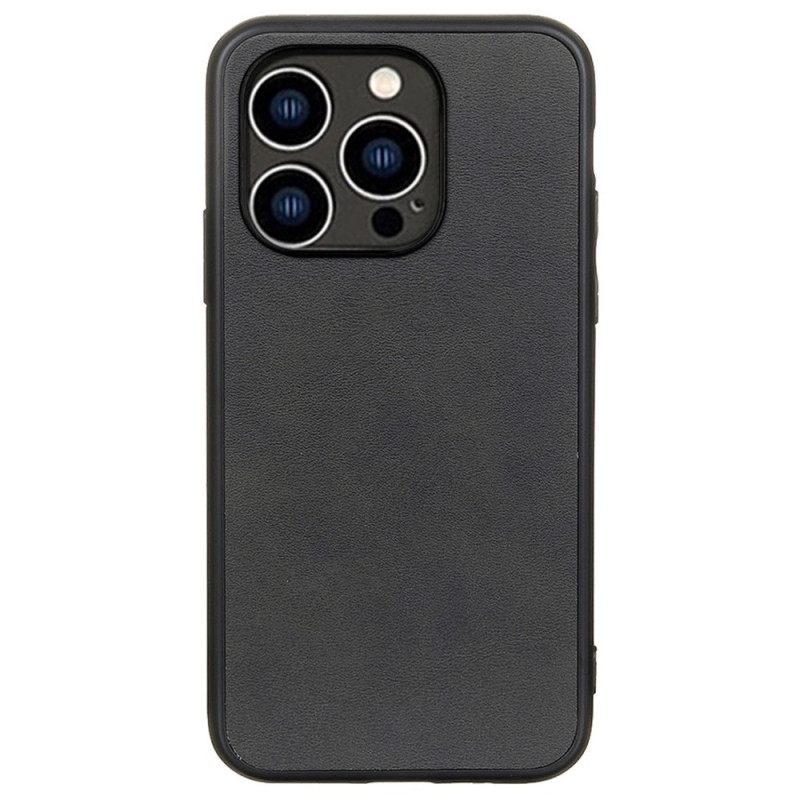 Kuori iPhone 14 Refined Look Nahkaefekti