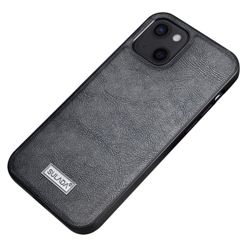 Kuori iPhone 14 Sulada Nahkaefekti