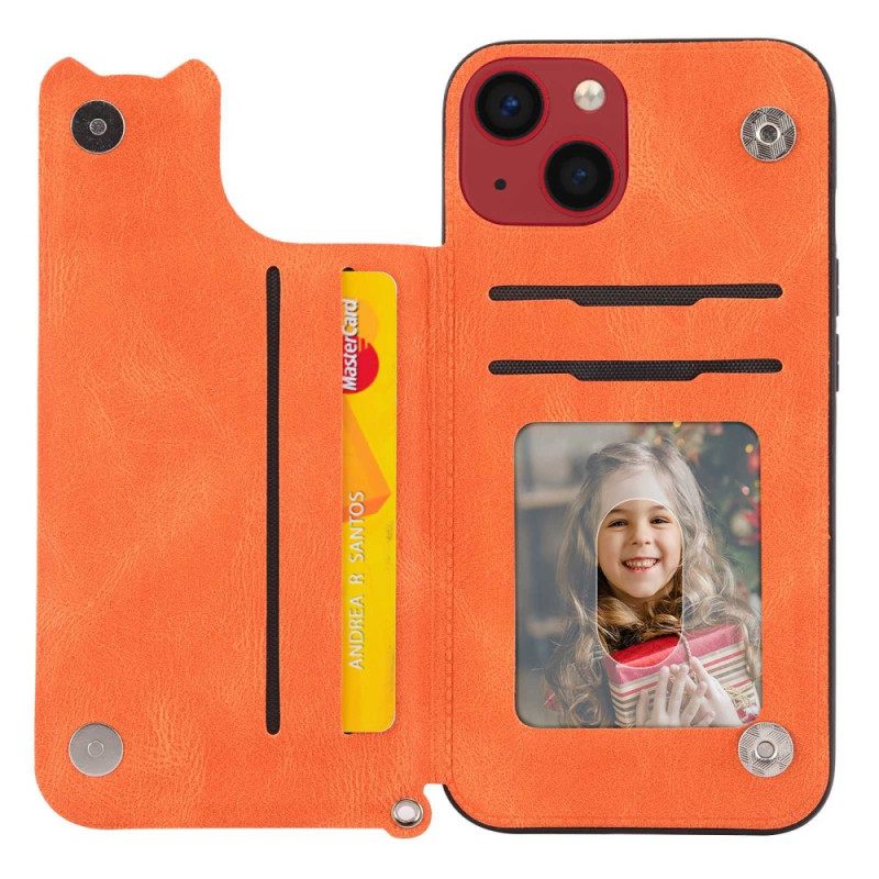 Kuori iPhone 14 Suojaketju Kuori Mandala Lanyard Korttikotelo