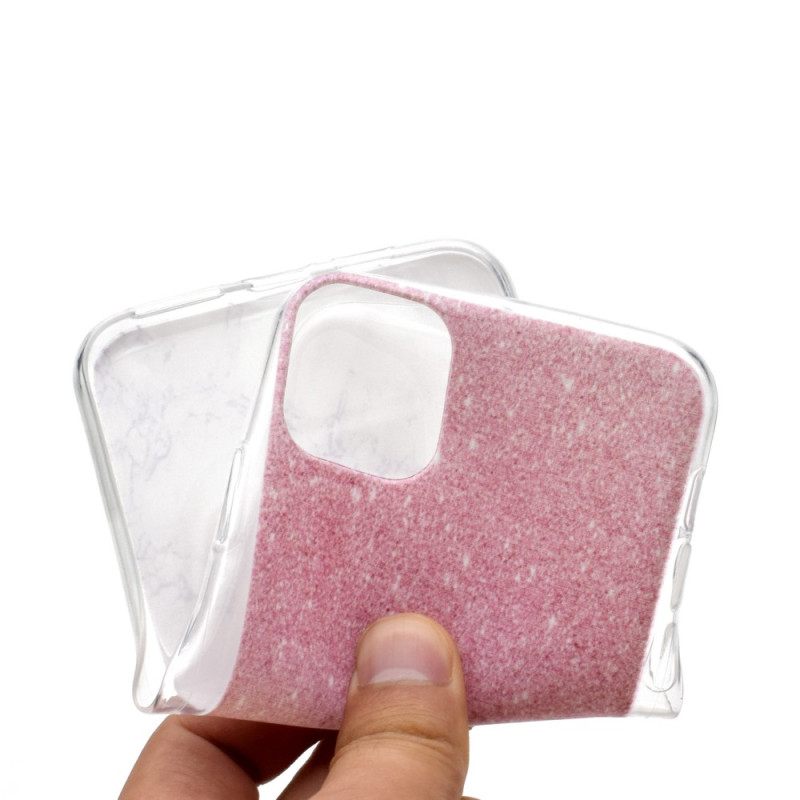 Kuori iPhone 14 Vaaleanpunainen Marmori