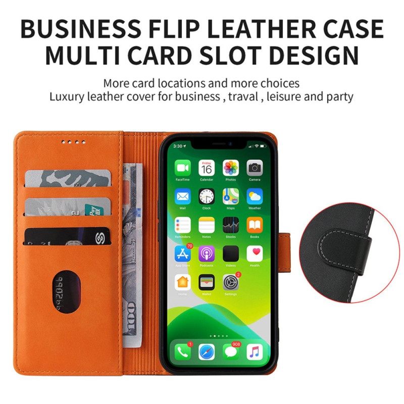 Nahkakotelo iPhone 14 Business Bicolor
