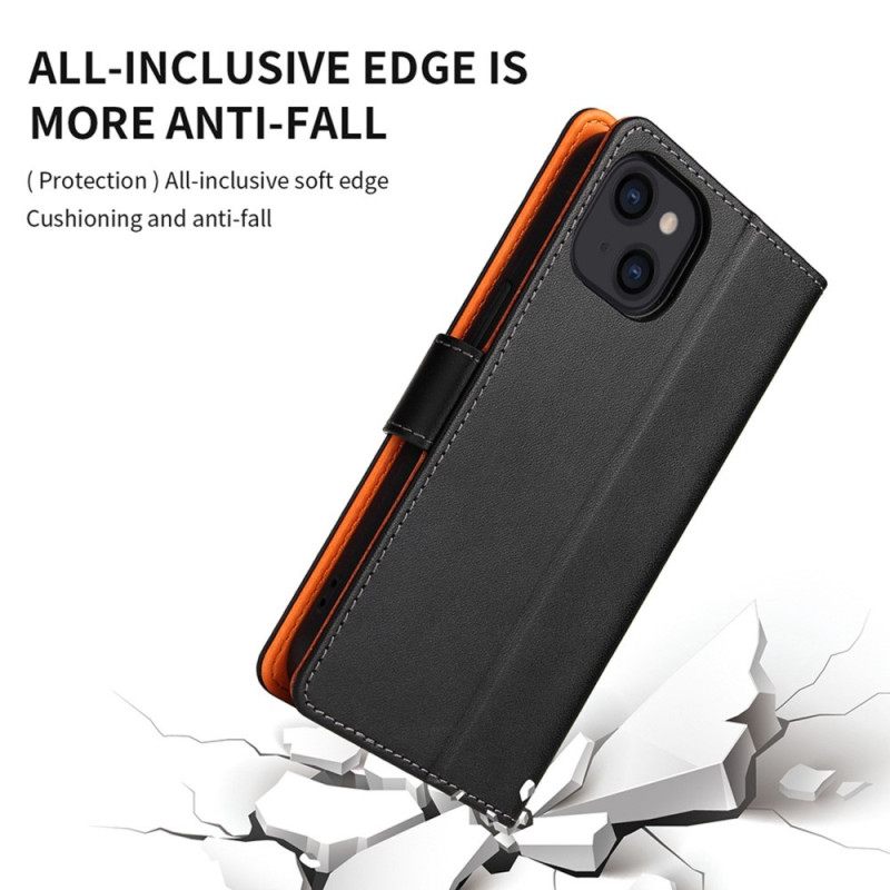 Nahkakotelo iPhone 14 Business Bicolor