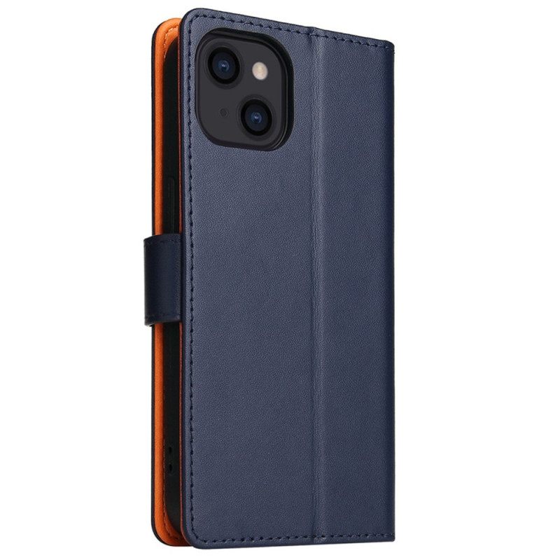 Nahkakotelo iPhone 14 Business Bicolor
