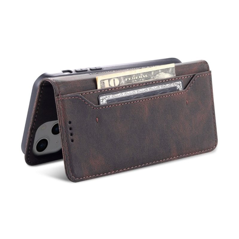 Nahkakotelo iPhone 14 Style Leather Azns