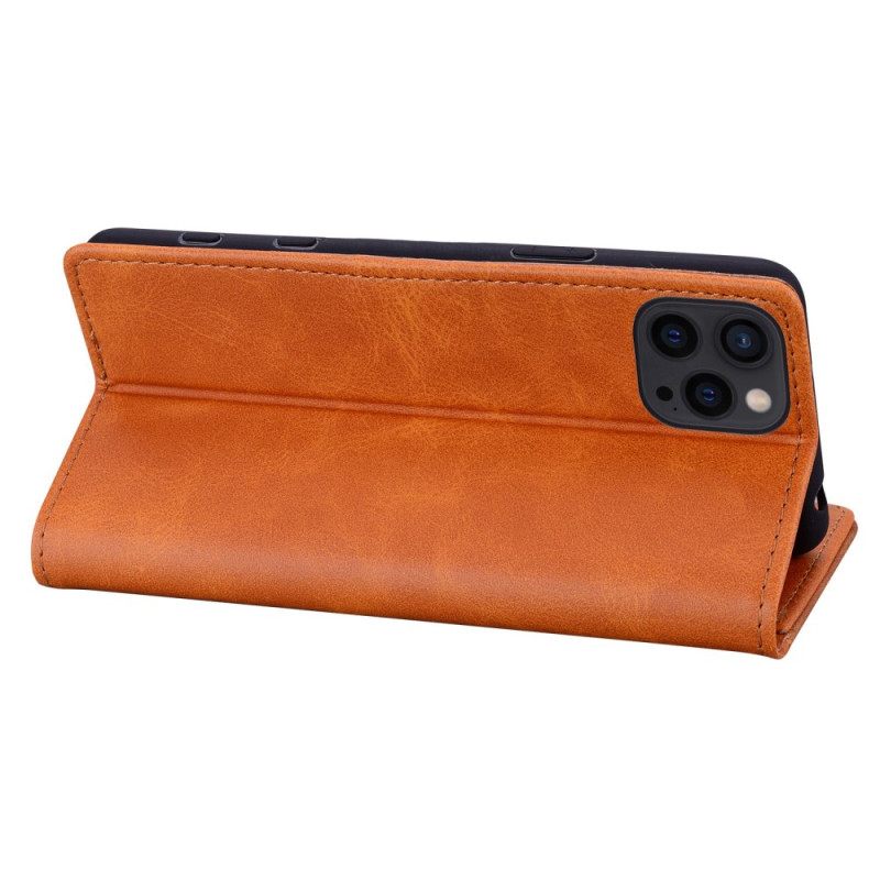 Puhelinkuoret iPhone 14 Kotelot Flip Bicolor Business Leather Effect
