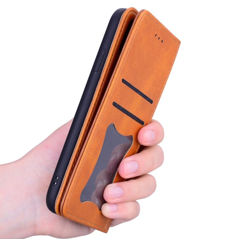 Puhelinkuoret iPhone 14 Kotelot Flip Bicolor Business Leather Effect