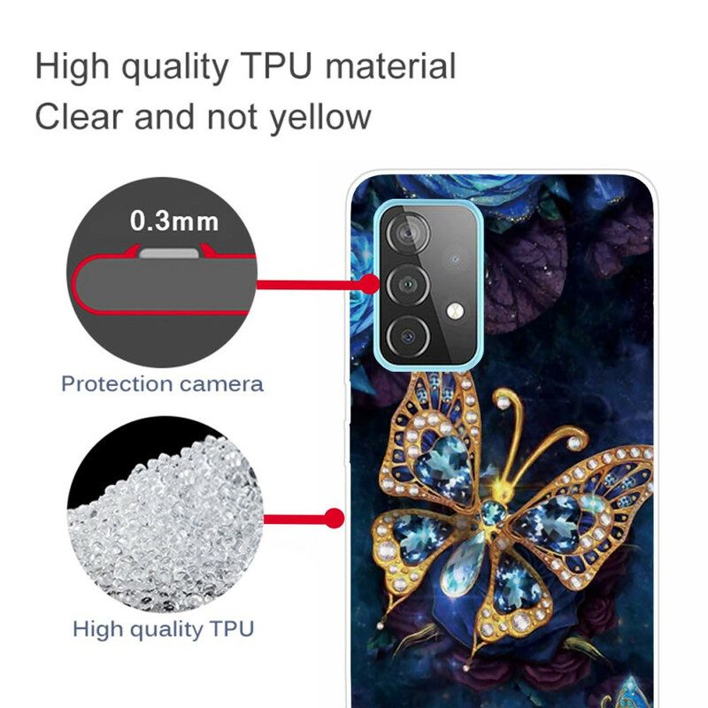 Case Samsung Galaxy A32 5G Luxury Butterfly