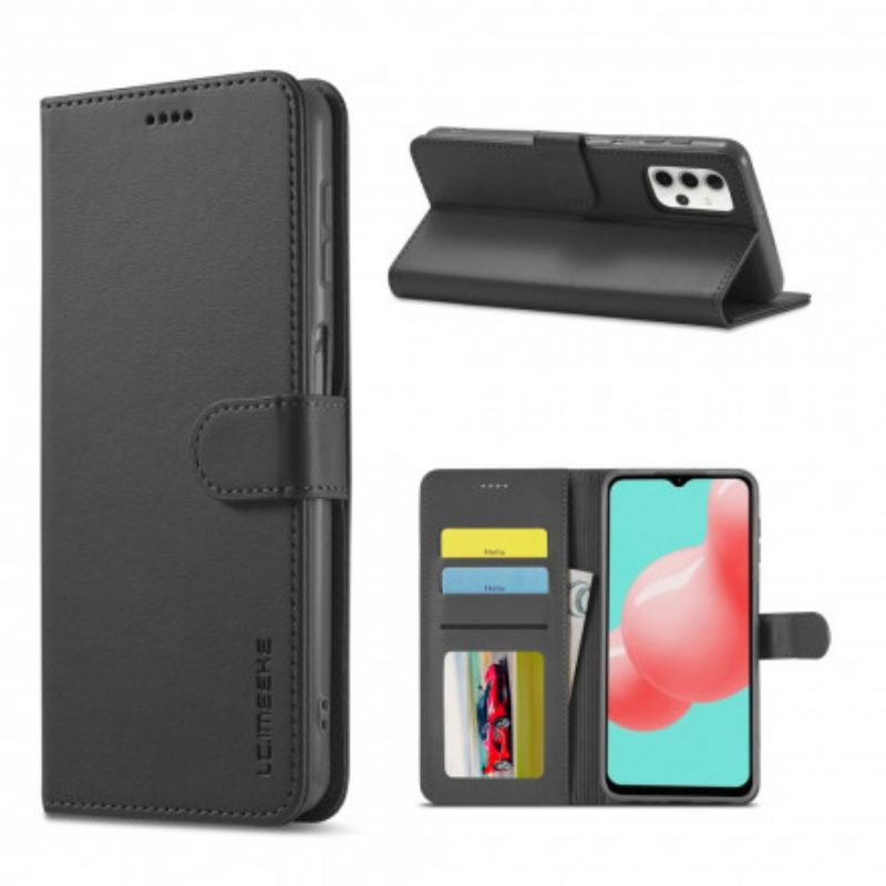 Flip Case Samsung Galaxy A32 5G Lc.imeeke Nahkaefekti