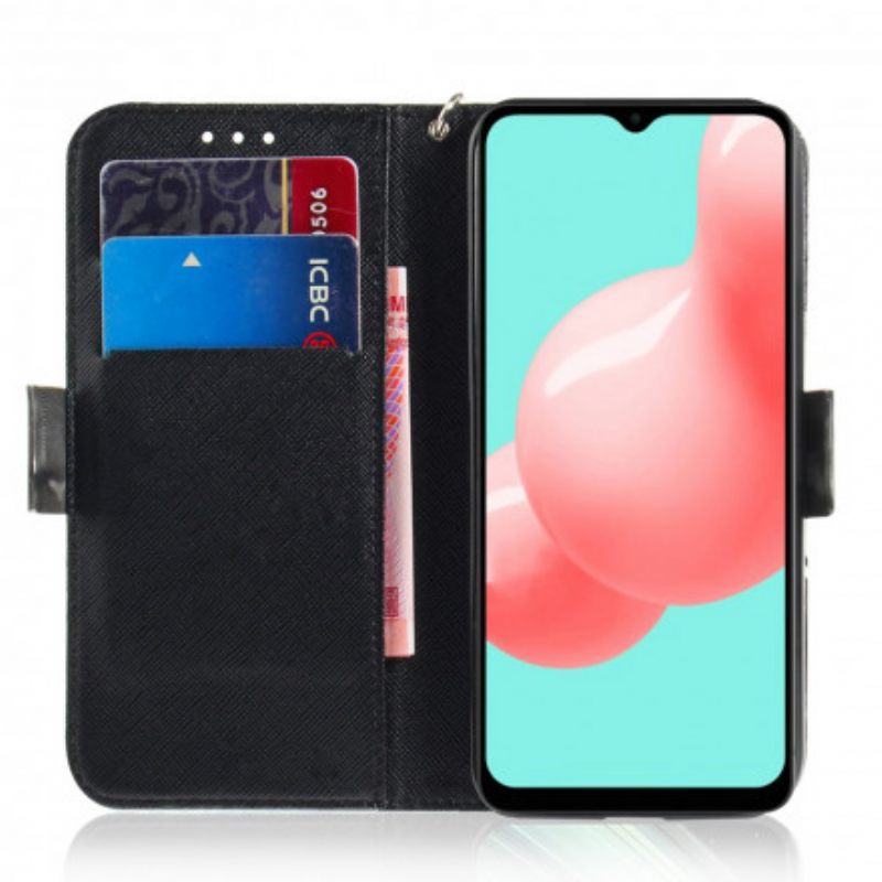 Kotelot Samsung Galaxy A32 5G Suojaketju Kuori Animal Safari Stringit