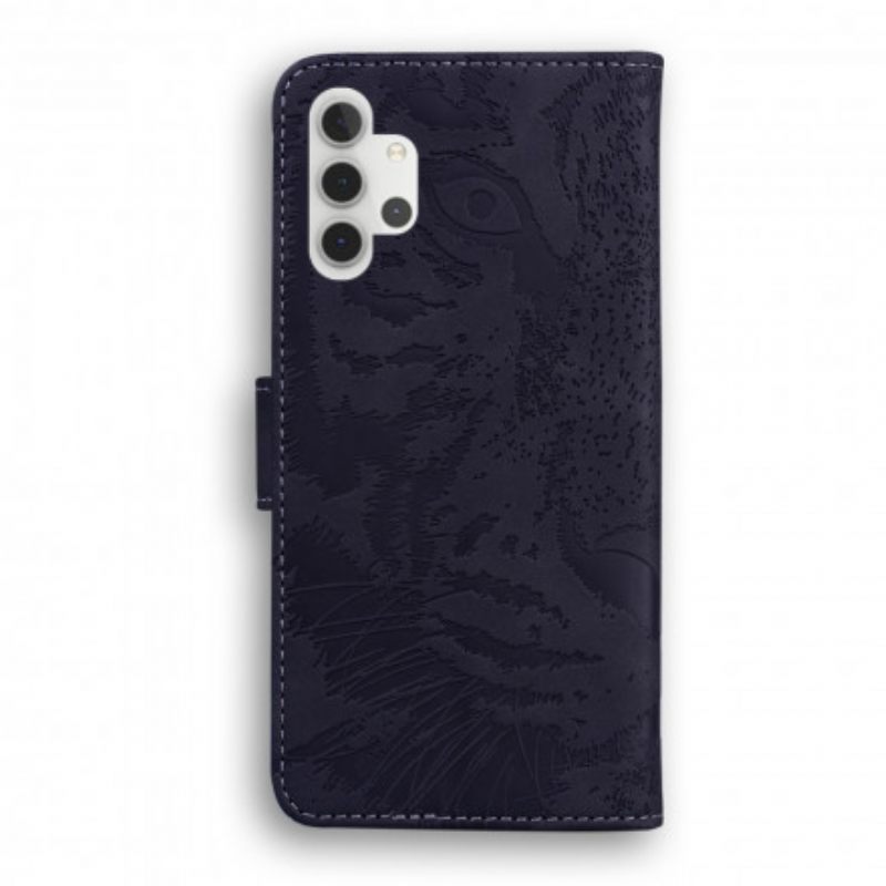 Kotelot Samsung Galaxy A32 5G Tiger Face Print