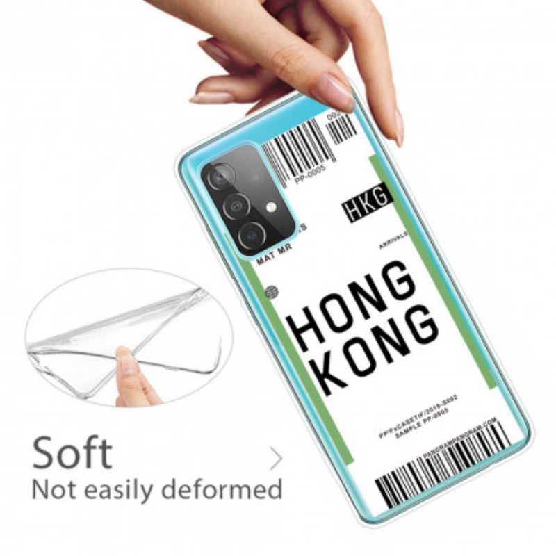 Kuori Samsung Galaxy A32 5G Boarding Pass Hongkongiin