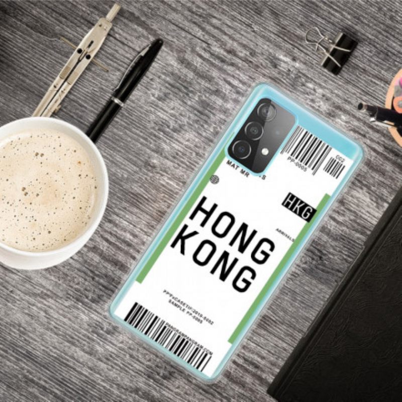 Kuori Samsung Galaxy A32 5G Boarding Pass Hongkongiin