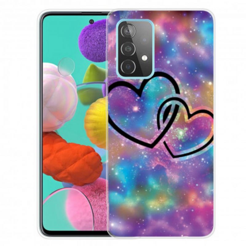 Kuori Samsung Galaxy A32 5G Chaised Hearts