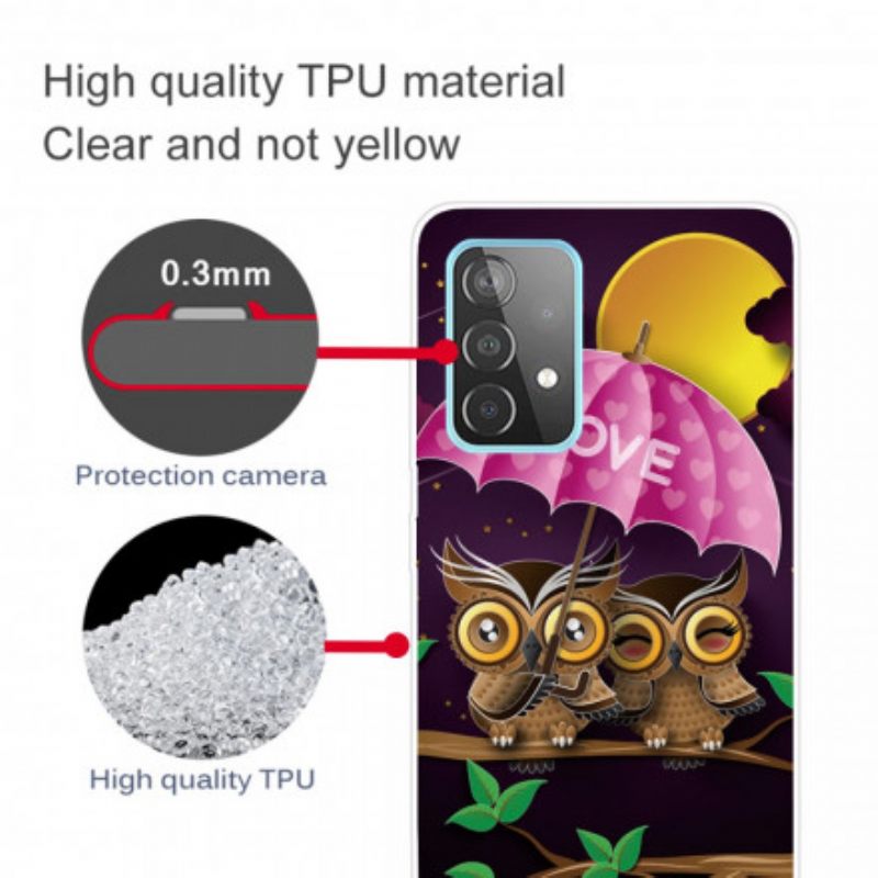 Kuori Samsung Galaxy A32 5G Joustavat Rakkauspöllöt