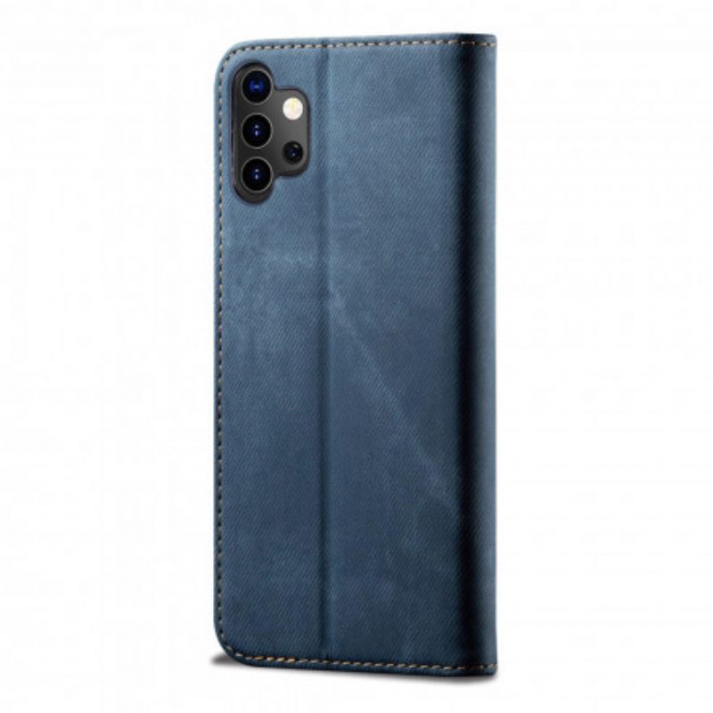 Puhelinkuoret Samsung Galaxy A32 5G Kotelot Flip Denim Kangas