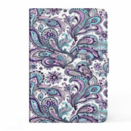 Nahkakotelo Samsung Galaxy Tab S8 / Tab S7 Paisley-kuvio Tekonahkaa
