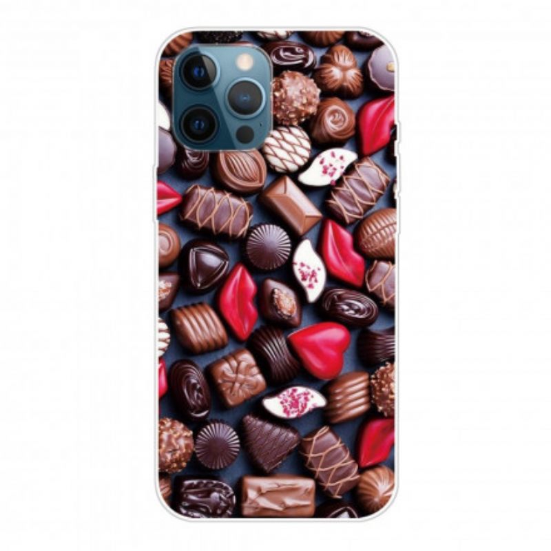 Case iPhone 12 / 12 Pro Joustava Suklaa