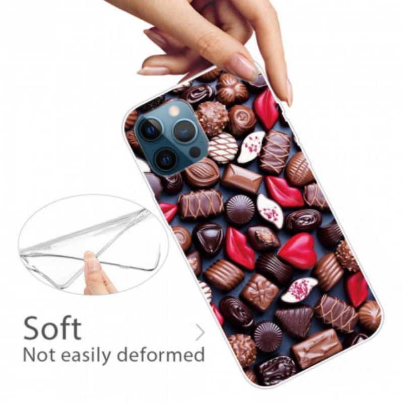Case iPhone 12 / 12 Pro Joustava Suklaa