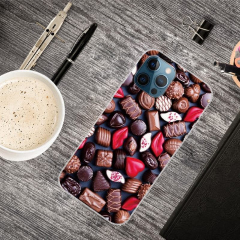 Case iPhone 12 / 12 Pro Joustava Suklaa