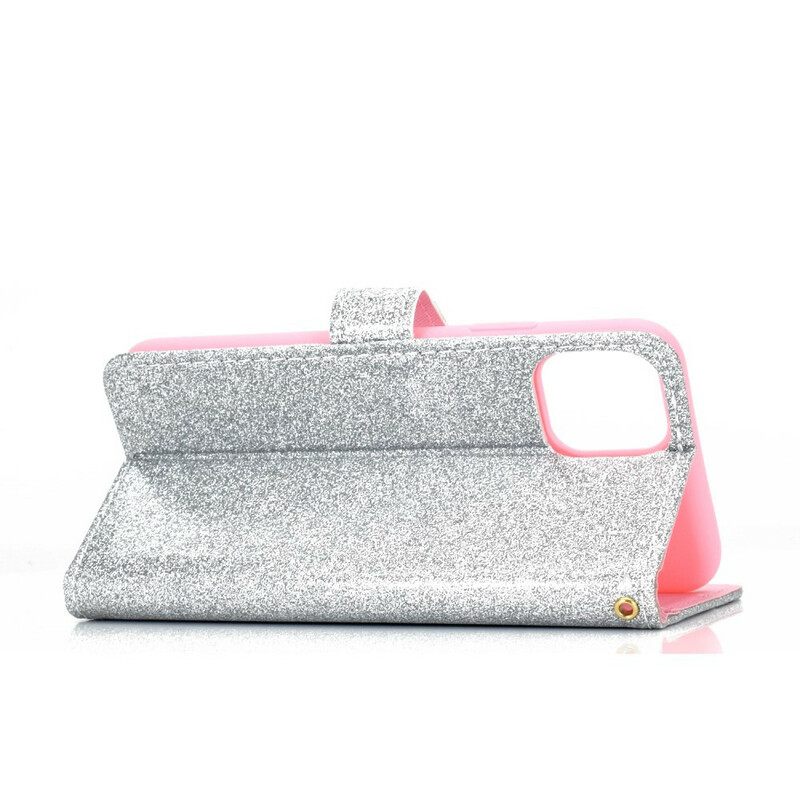 Flip Case iPhone 12 / 12 Pro Glitter