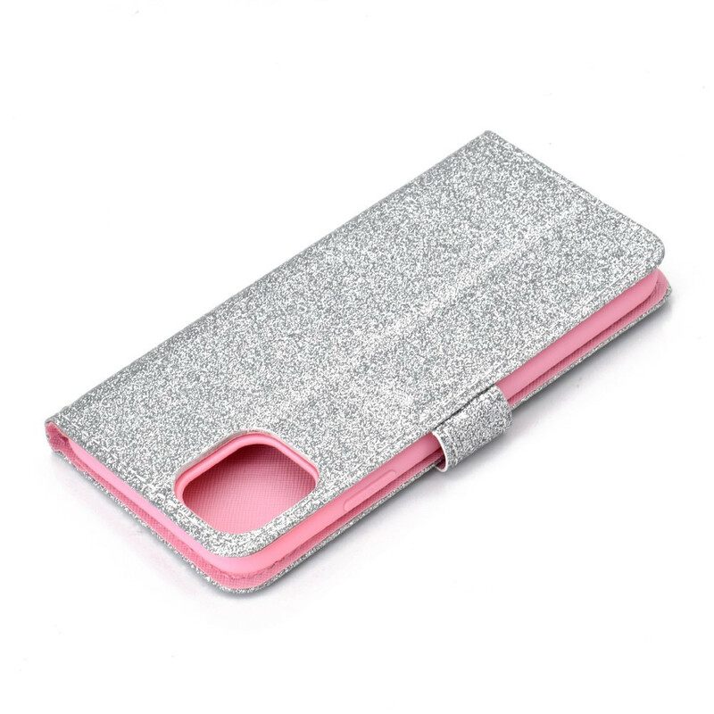 Flip Case iPhone 12 / 12 Pro Glitter