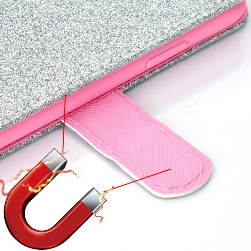 Flip Case iPhone 12 / 12 Pro Glitter