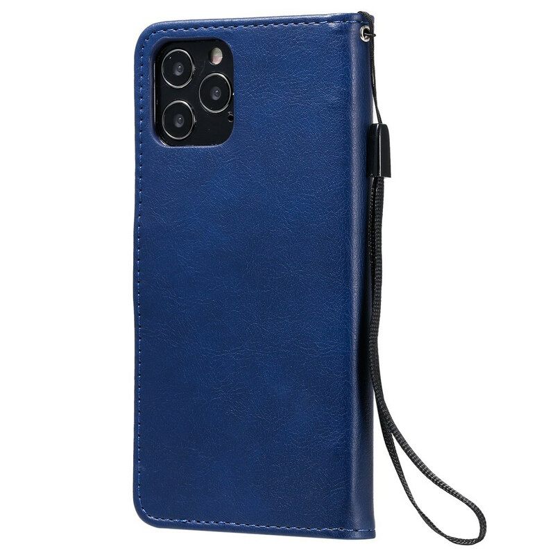 Kotelot iPhone 12 / 12 Pro Suojaketju Kuori Solid Color Series Strappy