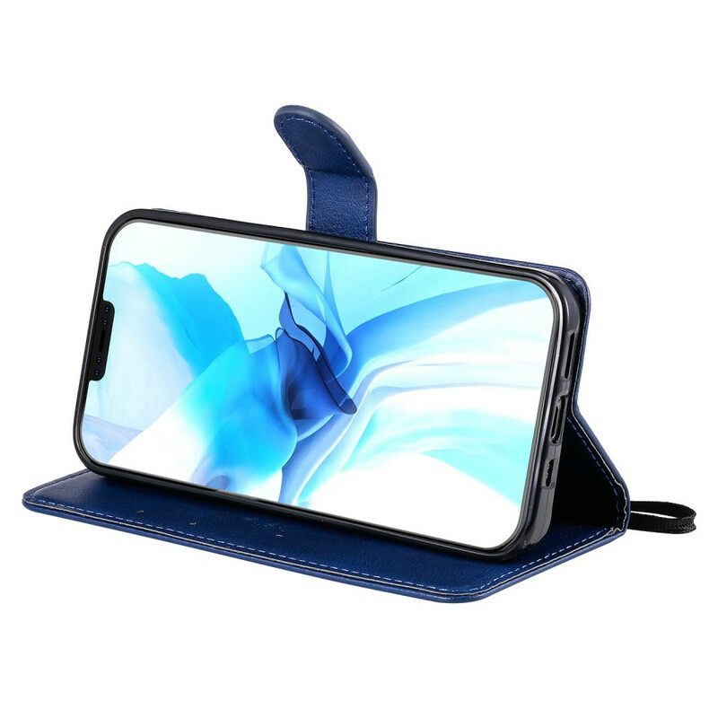 Kotelot iPhone 12 / 12 Pro Suojaketju Kuori Solid Color Series Strappy