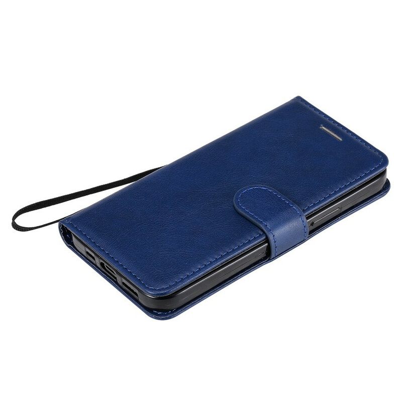 Kotelot iPhone 12 / 12 Pro Suojaketju Kuori Solid Color Series Strappy