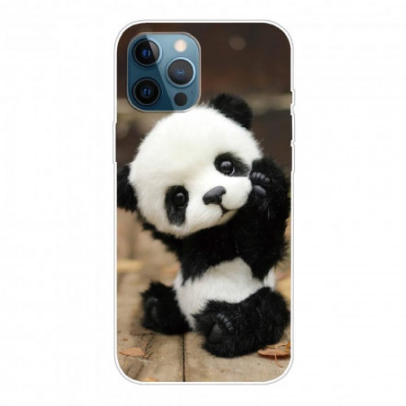 Kuori iPhone 12 / 12 Pro Flexible Panda
