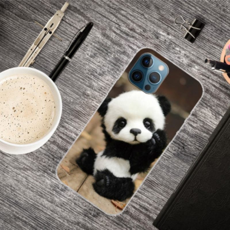 Kuori iPhone 12 / 12 Pro Flexible Panda