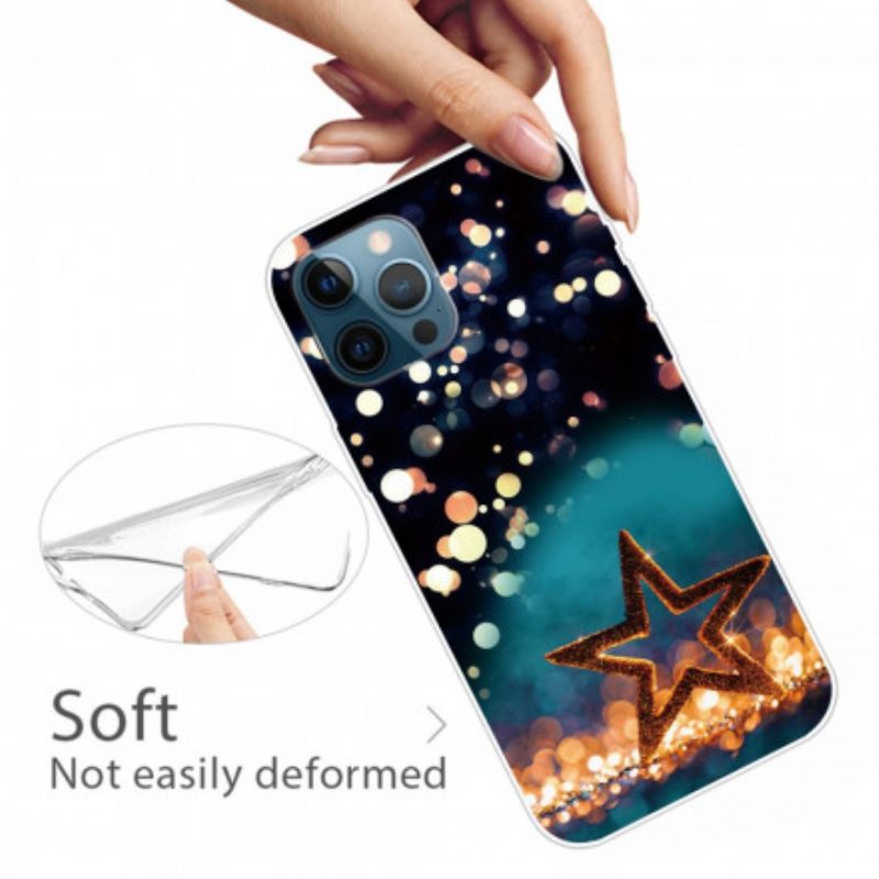 Kuori iPhone 12 / 12 Pro Flexible Star