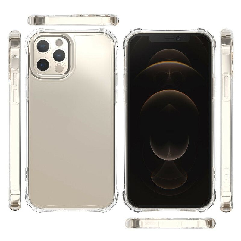 Kuori iPhone 12 / 12 Pro Läpinäkyvät Leeu-suojatyynyt