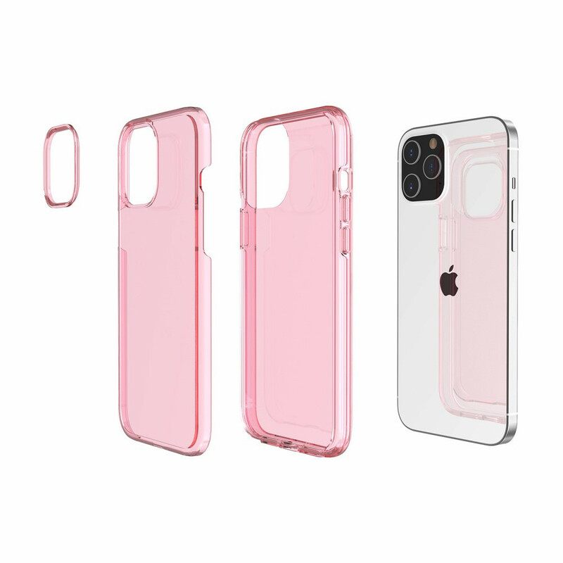 Kuori iPhone 12 / 12 Pro Värikäs Läpinäkyvä