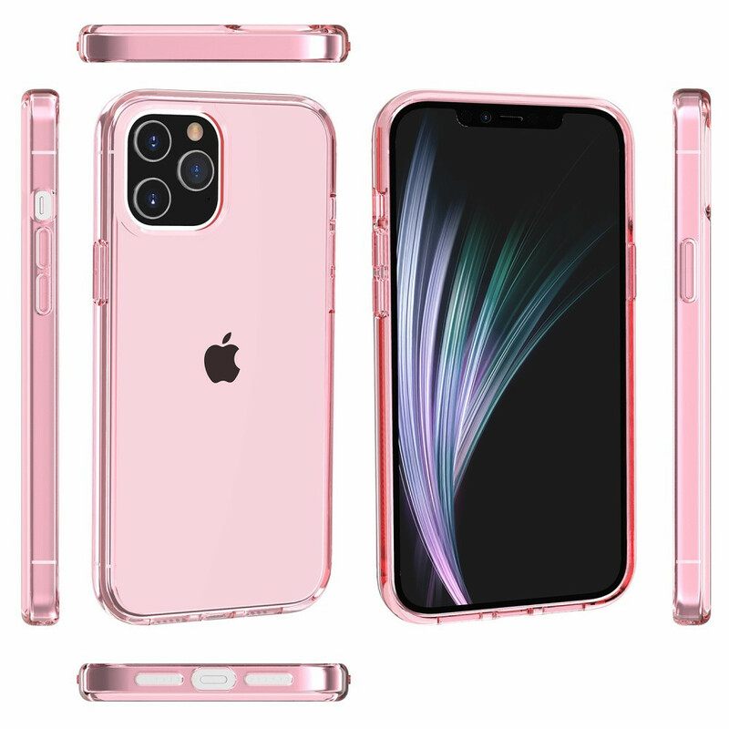 Kuori iPhone 12 / 12 Pro Värikäs Läpinäkyvä