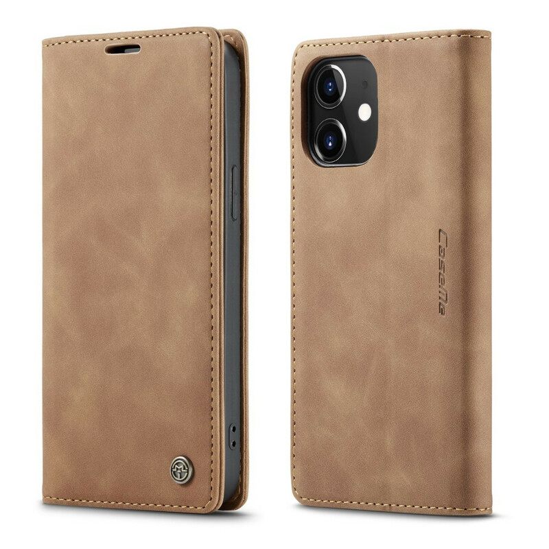 Puhelinkuoret iPhone 12 / 12 Pro Kotelot Flip Caseme Keinonahka