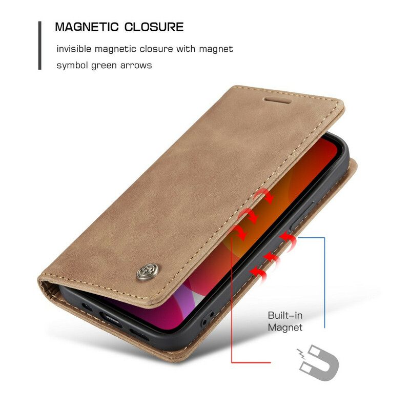 Puhelinkuoret iPhone 12 / 12 Pro Kotelot Flip Caseme Keinonahka