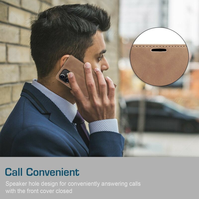 Puhelinkuoret iPhone 12 / 12 Pro Kotelot Flip Caseme Keinonahka
