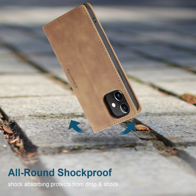 Puhelinkuoret iPhone 12 / 12 Pro Kotelot Flip Caseme Keinonahka