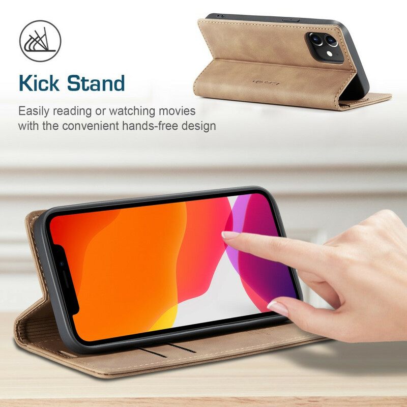 Puhelinkuoret iPhone 12 / 12 Pro Kotelot Flip Caseme Keinonahka