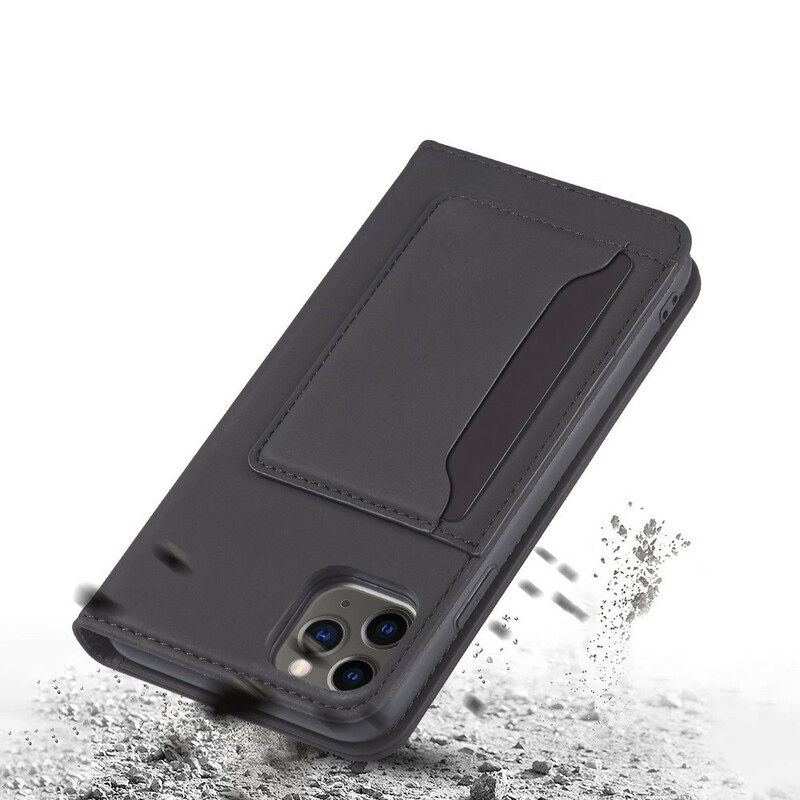 Puhelinkuoret iPhone 12 / 12 Pro Kotelot Flip Korttitelineen Teline