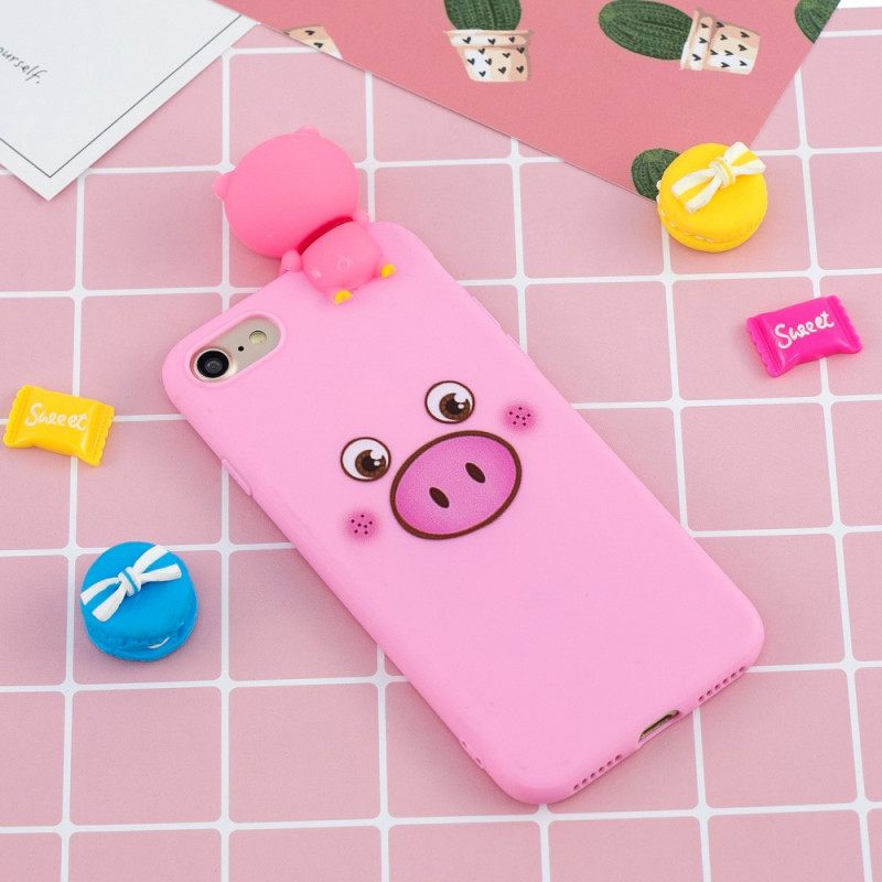 Case iPhone SE 3 / SE 2 / 8 / 7 Pig Fun