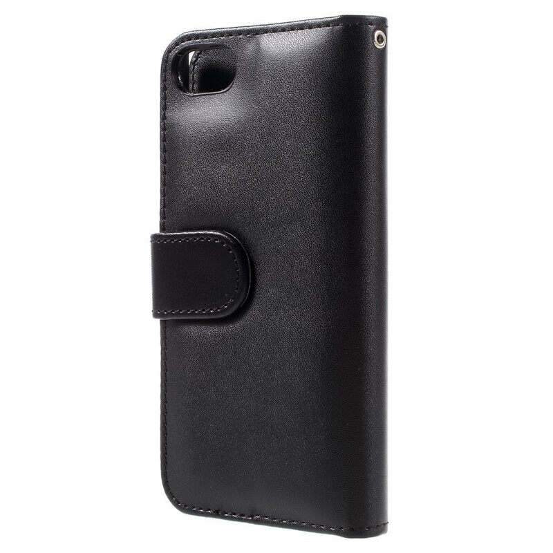 Kotelot iPhone SE 3 / SE 2 / 8 / 7 Pelkkä Nahkatyyli
