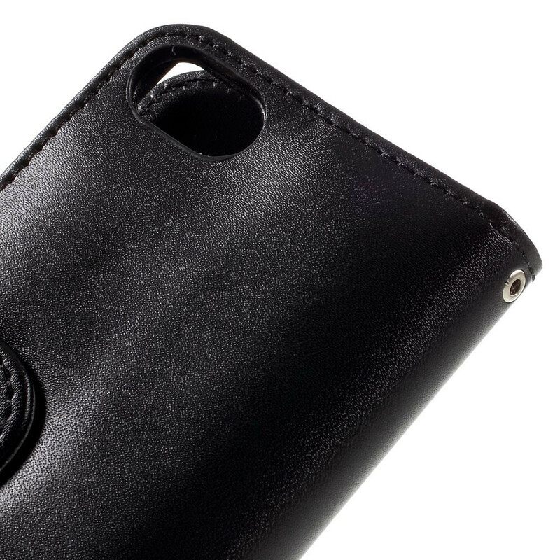 Kotelot iPhone SE 3 / SE 2 / 8 / 7 Pelkkä Nahkatyyli