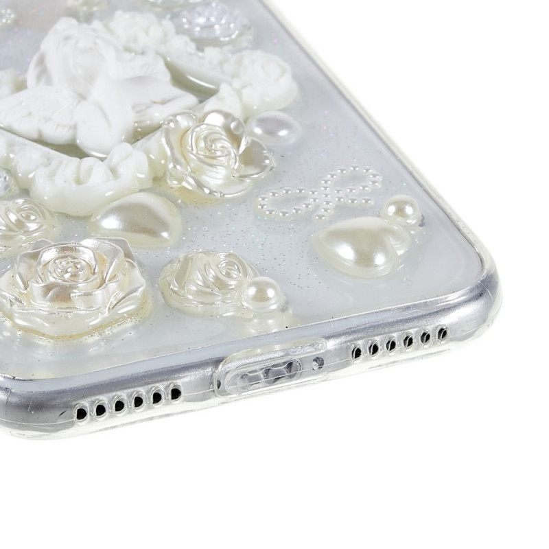 Kuori iPhone SE 3 / SE 2 / 8 / 7 Angel 3d