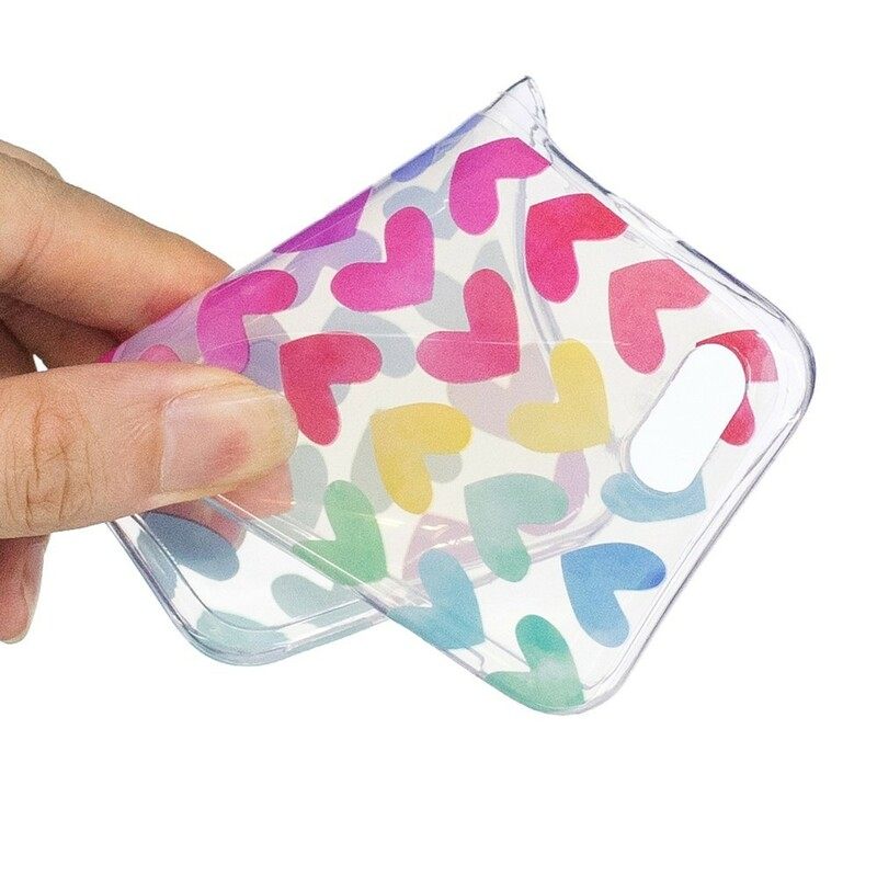 Kuori iPhone SE 3 / SE 2 / 8 / 7 Graphic Hearts