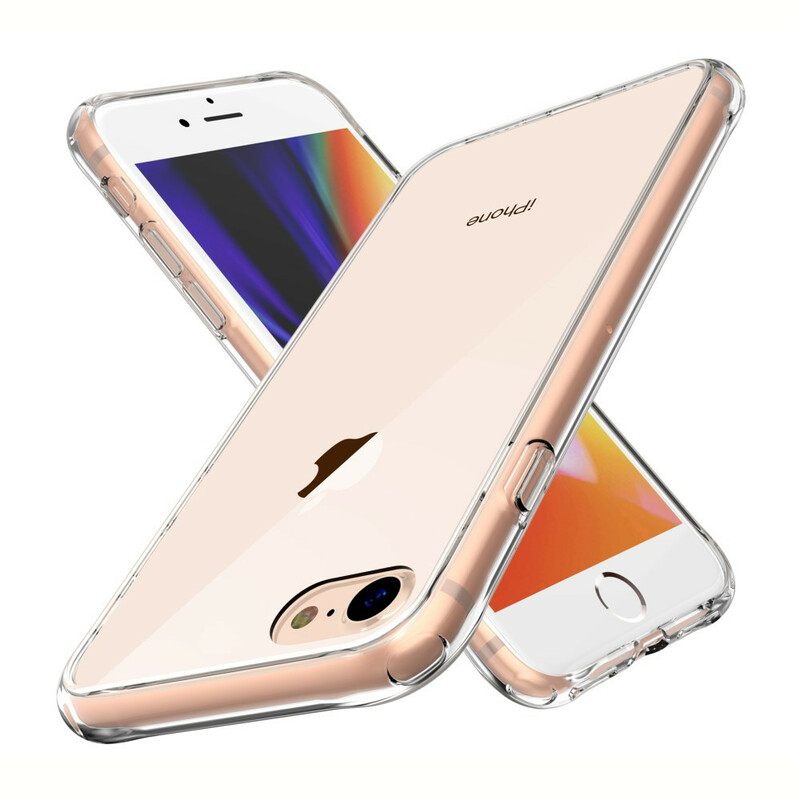 Kuori iPhone SE 3 / SE 2 / 8 / 7 Läpinäkyvä Leeu Lasi Ja Akryyli