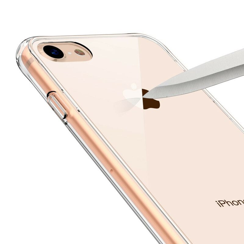 Kuori iPhone SE 3 / SE 2 / 8 / 7 Läpinäkyvä Leeu Lasi Ja Akryyli